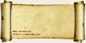 Žaklina Radović vizit kartica